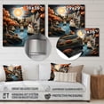 thumbnail image 4 of Designart "Of Adventure Port Port wall art III" Port Landscape Metal Art Print, 4 of 5