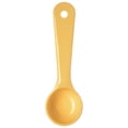 thumbnail image 2 of Carlisle 492104 1 oz Solid Portion Spoon w/ Flat Bottom, Plastic, Yellow, 2 of 5