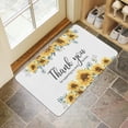 thumbnail image 4 of Sunflower Wood Garland (3) Door Mat 30 X 17 Inch Welcome Doormat Indoor Outdoor Entrance Floor Mat Non Slip Spring Summer Decor Rubber Mats, 4 of 6