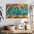 thumbnail image 3 of Elephant Stock Summer Tropical Palms Wall Art - Horizontal Canvas Wall Art - Living Room Wall Decor - Floral And Botanical Canvas - Gray And Brown Decor By Estelle Grengs - 24" x 16", 3 of 8