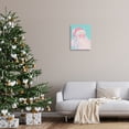 thumbnail image 2 of Stupell Industries Pastel Jolly Santa Claus People Painting Wrapped Canvas Canvas Art Print Wall Art, 16 x 20, 2 of 7