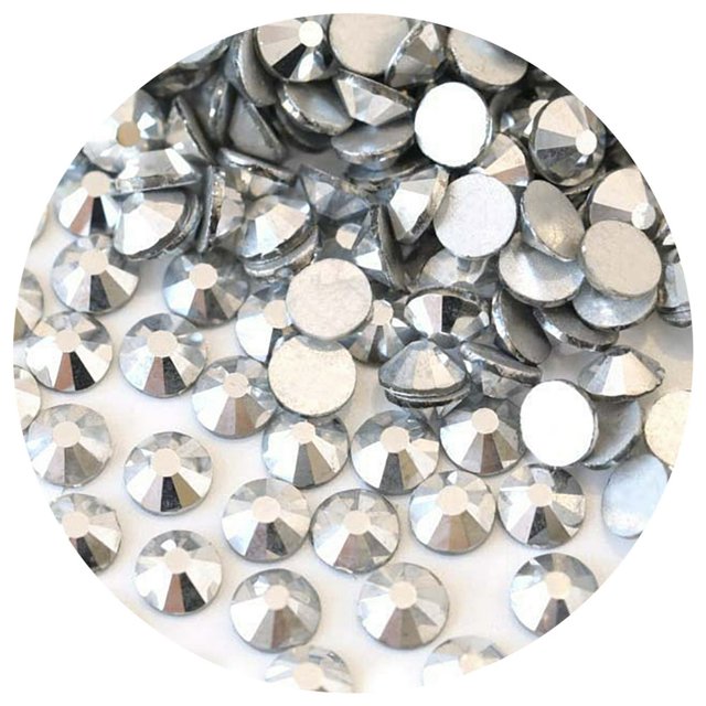 POINTERTECK 1 Pack Flatback Rhinestones Sparkling DIY Rhinestone Rhinestone Embellishments for Crafts Nail Art Jewellery White S