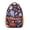 Orange, variant on Aesthetic Watercolor Floral Print Backpack - Ergonomic Waterproof School Bag