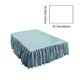 thumbnail image 3 of Faldón de cama de cobertura total con ribete de encaje con volantes – Bandas elásticas resistentes a la suciedad, al desgaste y antideslizantes para la protección del colchón., 3 of 6