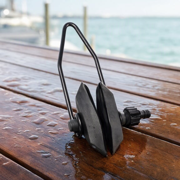 FUTUREORYY Inboard Boat Flusher Black Flush Engine Cooling System Marine Boat Ship 1Pcs 11.8X5.7In