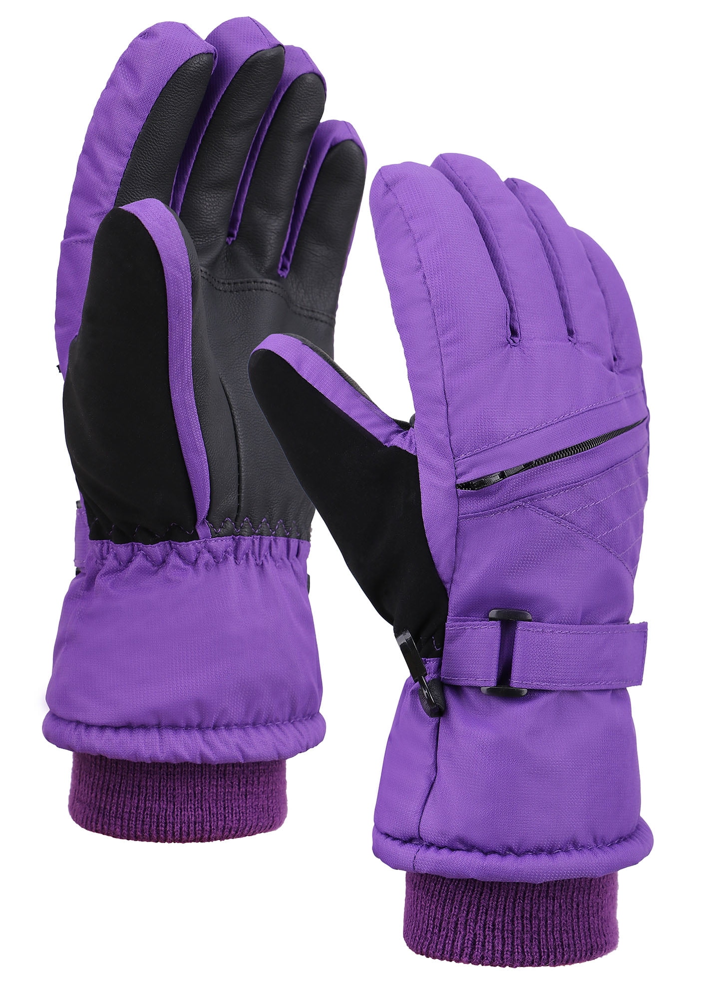 Kids Boys Girls Heat Holders Thermal Winter Warm Performance Gloves 5-10 Years 