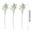 thumbnail image 3 of 3 Pack Artificial Gypsophila Flowers 52cm Blue Fake Bouquet,Non Fading Plastic 's Breath for Wedding Decor,Home,Party & Table Centerpieces 3 Stems with 66 Flower Heads, 3 of 6