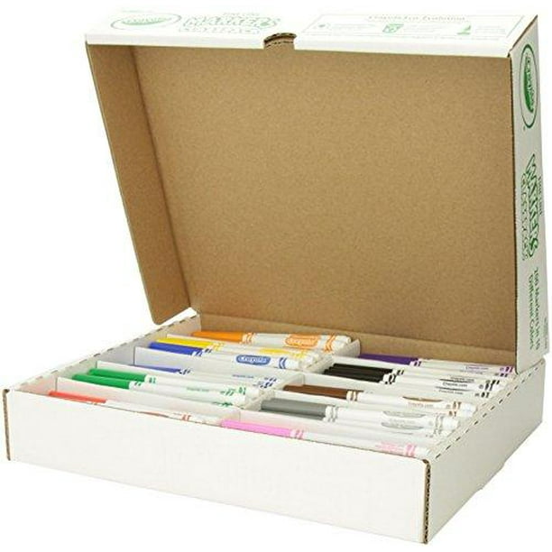 Crayola - Boîte de 10 marqueurs lavables (classique)