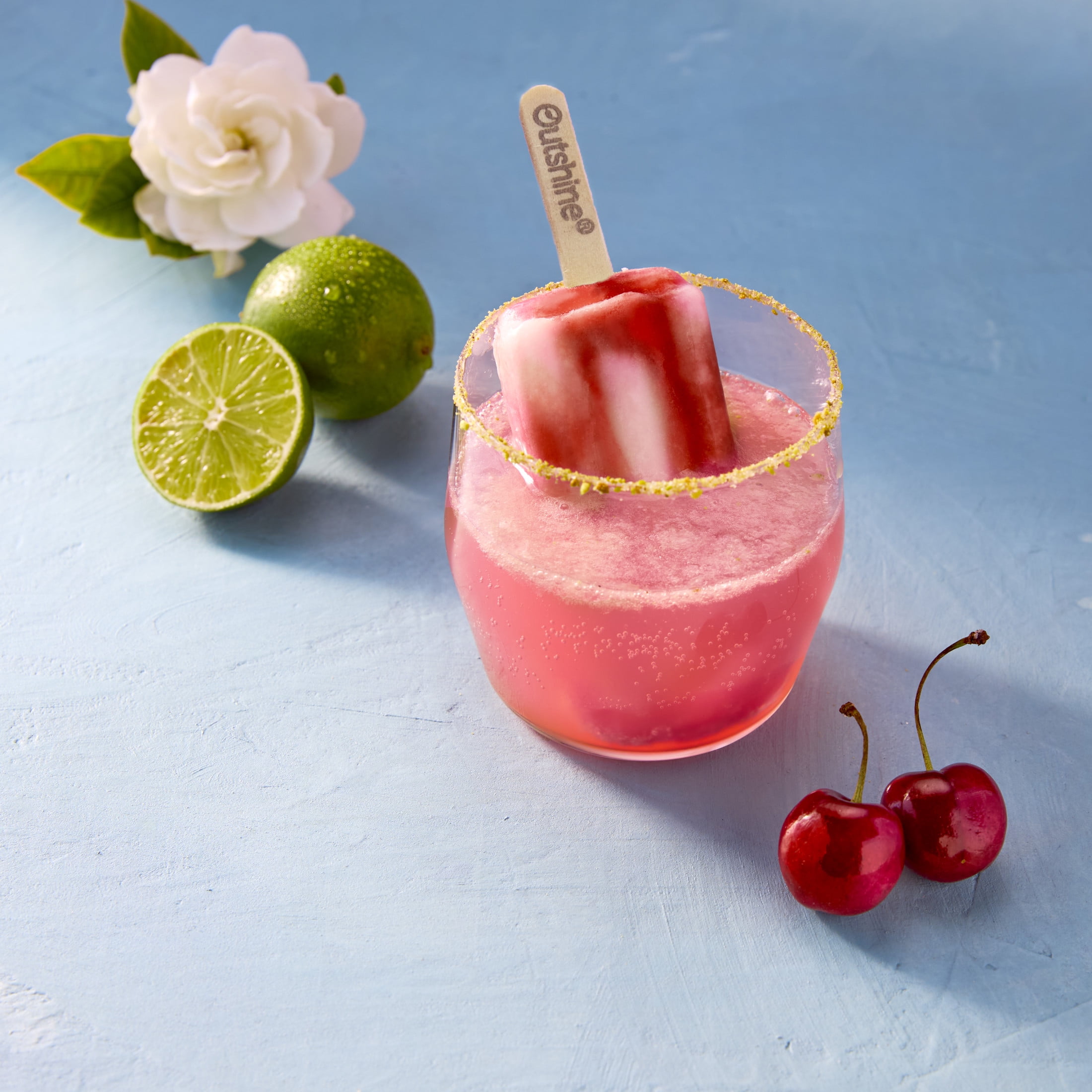 Outshine Cherry Limeade Fruit Blends Frozen Fruit Bars, 6 Count