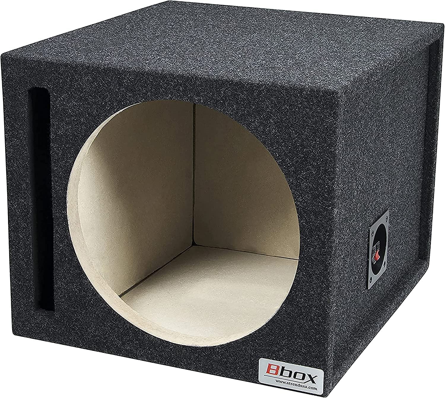 Bbox 12SVSC Single Vented 12 Inch Subwoofer - Premium Subwoofer Box Improves Audio Quality &amp; Bass - Car Subwoofer Boxes &amp; Enclosures with Nickel Terminals -