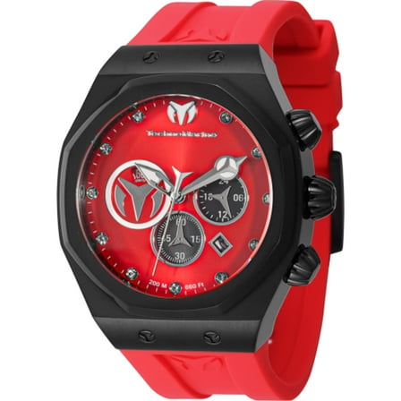 Technomarine Reef Sun Chronograph Quartz Red Dial Men's Watch TM-523003