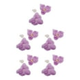 thumbnail image 3 of Decodeary 50piece Realistic Appearance Artificial Orchid Heads With And Long-lasting light purple 5Set, 3 of 6