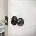 thumbnail image 3 of Design House Cambridge Universal 6-Way Privacy Bed and Bath Door Knob, Oil Rubbed Bronze, 3 of 14