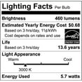 thumbnail image 4 of EcoSmart 40-Watt Equivalent A19 Dimmable Energy Star LED Light Bulb Bright White (4-Pack), 4 of 4