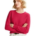 thumbnail image 2 of GrmtClth Sweaters for Women Soft Comfy Knitted Sweaters Stylish Crew Neck Long Sleeve Warm Pullover Tops Red M, 2 of 9