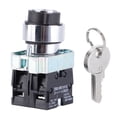 thumbnail image 1 of Interruptor de llave de 2 posiciones con reinicio automático, bloqueo de potencia, conversión, bloqueo de rotación + llave ZB2‑BE101 ZB2‑BE102C, 1 of 14