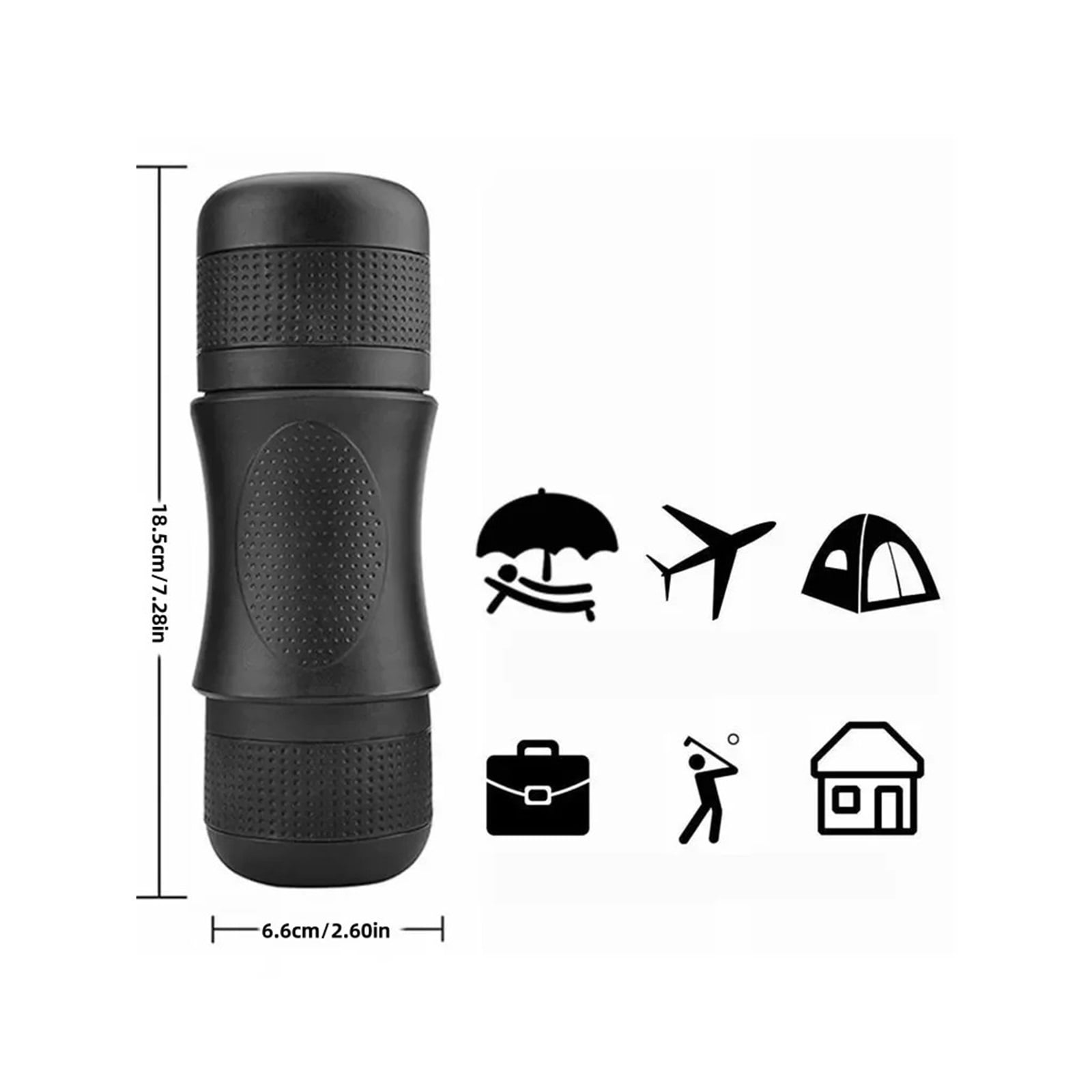 Portable Mini Espresso Machine Italian Travel Small Coffee Machine Integrated Manual Car Outdoor Coffee Machine ,Portable