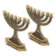 thumbnail image 1 of Vintage Seven Hole Candlestick Set For Home And Church Decor In Golden Finish With Retro Style 2Pcs, 1 of 3