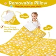 thumbnail image 3 of Yellow Dog Paw Footprint Toddler Nap Mats for Kids Preschool,Sleeping Mat Bag or Kids,Toddler Sleeping Bag,Toddler Nap Mat or Daycare, 3 of 6