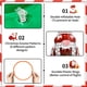 thumbnail image 5 of Juego inflable para lanzar anillos de gnomos navideños, paquete de 6 unidades con bomba, 5 of 6