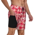 thumbnail image 2 of Honeii valentine day with heart Print Men's Swim Shorts,Mens Swim Trunks,Breathable Mesh Beach Shorts for Swimming,Surfing, and Beach Activities-X-Large, 2 of 6