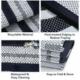 thumbnail image 5 of GlowSol 9'x18' Outdoor Rug for Patio Waterproof Reversible Plastic Camping Rugs for Rv Porch Deck Camper Balcony Backyard, Dark Blue, 5 of 8