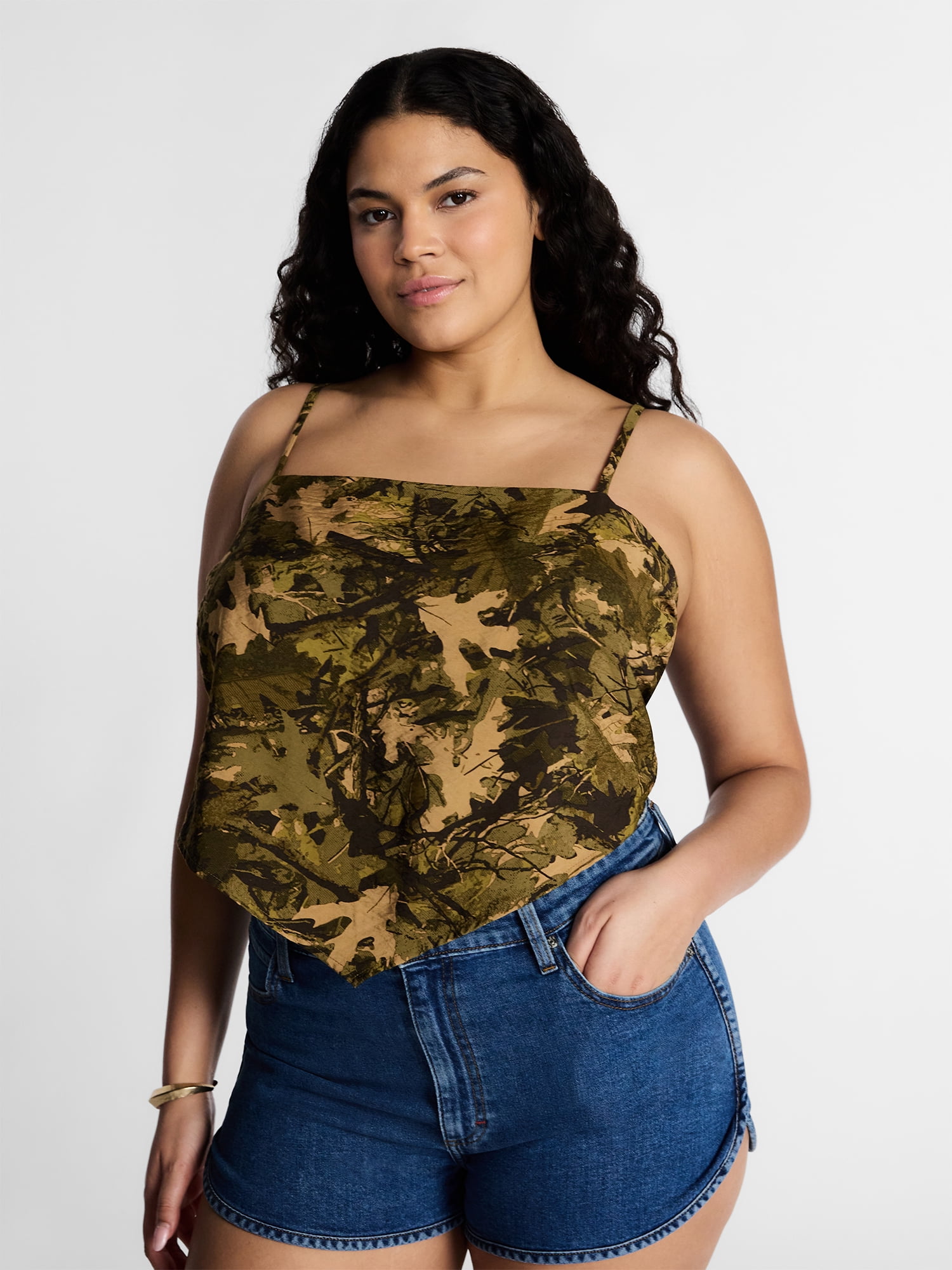 Kacey Lee Women's Bandana Top, Size XS-XXL