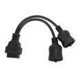 thumbnail image 1 of Cable de herramienta de escáner de camión, adaptador de diagnóstico de camión de 29,5 cm, cable adaptador de diagnóstico, cable de escáner de camión confiable y duradero, 1 of 8