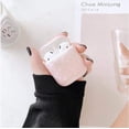 thumbnail image 4 of Étui AirPods 2019 le Plus Récent, Couleur Macaron Mignon Scintillant Pailleté Joli Design Bling Étui de Protection Souple en TPU pour AirPods Kit d'Accessoires Compatible avec Étui de Recharge AirPods 1re/2e Rose, 4 of 8
