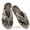Brown, variant on Leopard Print Fuzzy Flip Flop House Slippers for Women Warm Non Slip Indoor Bedroom Thong Slippers