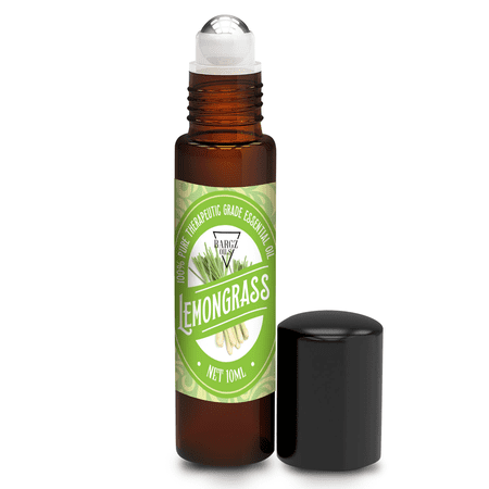 Lemongrass Essential Oil, Aromatherapy, Medicinal, Natural Deodorizer - Roll On Bottle - 10 ML