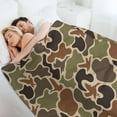 thumbnail image 6 of Soft Blanket Duck Hunter Camouflage Lightweight Cozy Warm Blankets for Couch Sofa Bed for Adults Gift 50X60in, 6 of 7