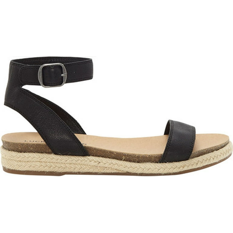 Women s Lucky Brand Garston Ankle Strap Sandal Walmart