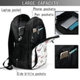 thumbnail image 4 of Balery Funny Chicken Print USB Charging Backpack for Men and Women - Water-Resistant, Anti-Theft Laptop Backpack with USB Port for Travel, Work, School, and College, 4 of 7