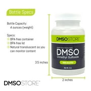 DMSO 4 oz. Plastic Bottle 99.995% Pure Low Odor Pharma Grade Dimethyl Sulfoxide