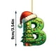 thumbnail image 1 of Rapeiae 2D Acrylic Christmas Tree 26 Letter Pendant Decorative Gift Family Christmas Party Pendants, 1 of 5