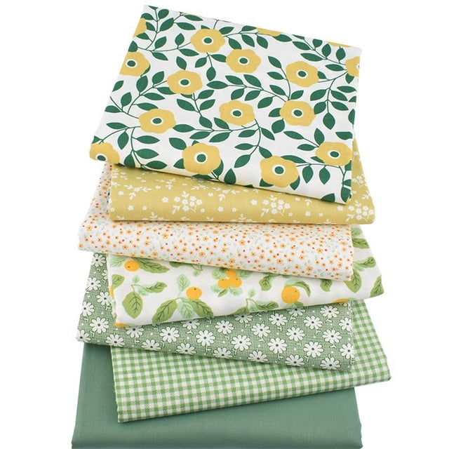 Advancent 7 pack/lote de telas suaves y duraderas, tela artesanal de algodón para coser retales, amplia aplicación de 50x40cm Type3 NO3