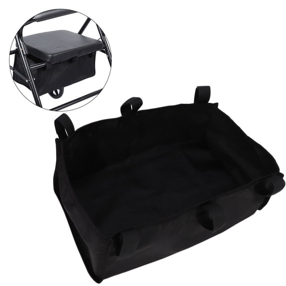 Practical Walker Bag, Hanging Pouch, Wear-Resistant For Walker Style Rollator Wheelchair