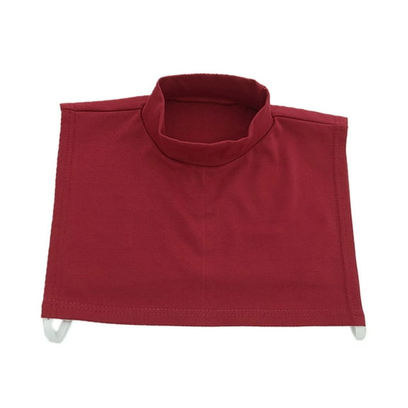 Women Fake Mock Turtleneck Dickey Detachable Collar Half Top Solid Neck Warmer