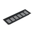 thumbnail image 6 of Aluminium Ventilation Grille Cabinet Wardrobe Air Vent Rectangular Ventilation Cover Black For Bathroom Doors Cabinets Wardrobe, 6 of 9