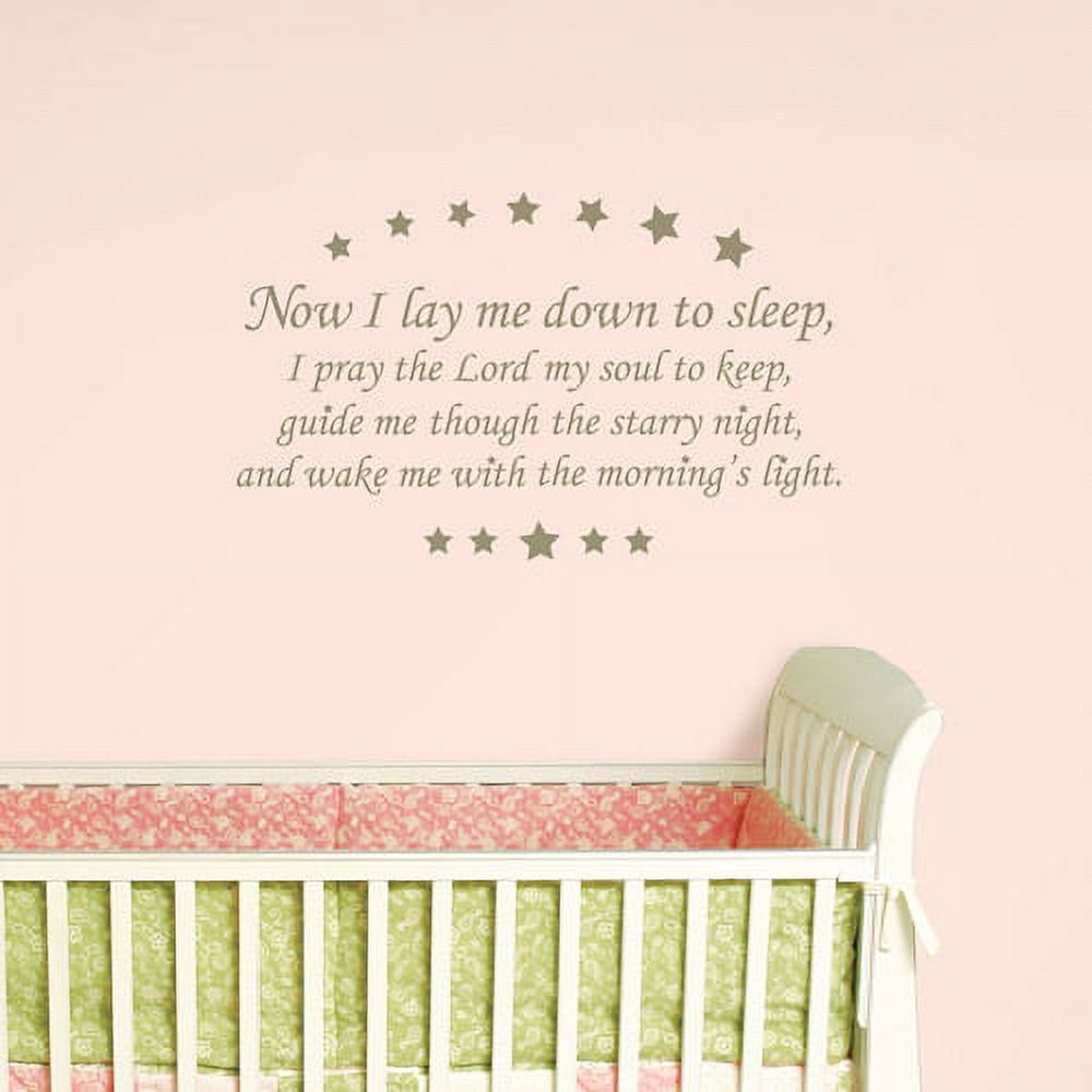 WallPops! Now I Lay Me Down Wall Wishes Childrens Wall Decals - image 2 of 2