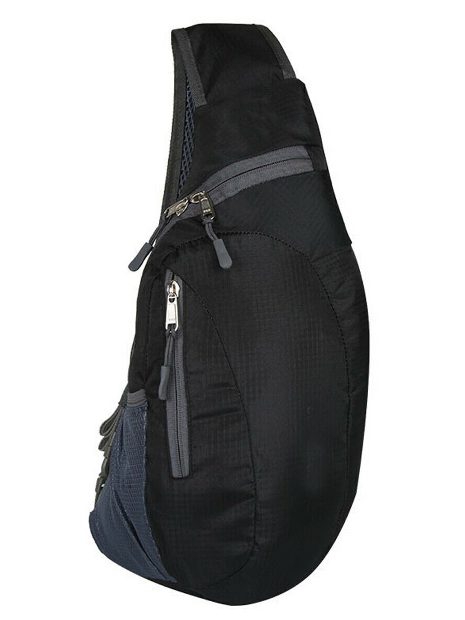 Mens Waterproof Chest Bag Pack Sports Shoulder Sling Backpack Hiking Cross Body 