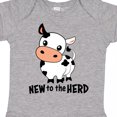 thumbnail image 4 of Inktastic New to the Herd Cute Cow Boys or Girls Baby Bodysuit, 4 of 5