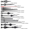 thumbnail image 2 of Mecanismo de movimiento de relojería de eje largo de alto Torque de 2 uds con 5 pares diferentes de manos piezas de repuesto de reloj Diy kaili Sencillez, 2 of 5