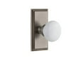 thumbnail image 5 of Grandeur Carhyd_Prv_234 Carre Solid Brass Rose Privacy Door Knob Set - Nickel, 5 of 6