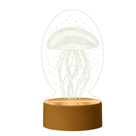 

Valentines Day Gift 3D Creative Light Led Usb Display Light Lamp Acrylic Night Light LED Lamp