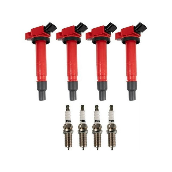 Ignition Coil and Spark Plug Kit 8 Piece - Compatible with 2008 - 2012 Scion xB 2009 2010 2011