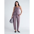 thumbnail image 2 of Scoop Women's and Women's Plus High Rise Tapered Leg Pants, 30'' Inseam, Sizes 0-28W, 2 of 5