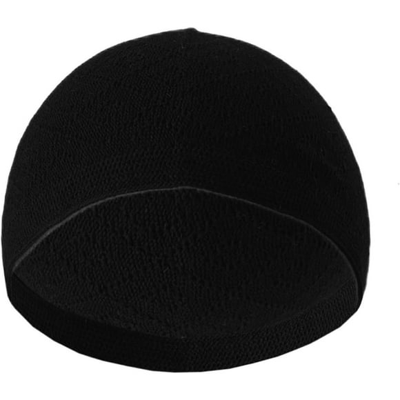 HUGFEGWE Men Muslims Prayer Hat Beanie Hat Embroidered Muslims Hat Crochet Kufi Hat Headwear for Religious Occasion U2536-25330