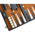 thumbnail image 4 of Set de backgammon VOVOTUZZI para adultos con tablero de cuero de 15 pulgadas, 4 of 9